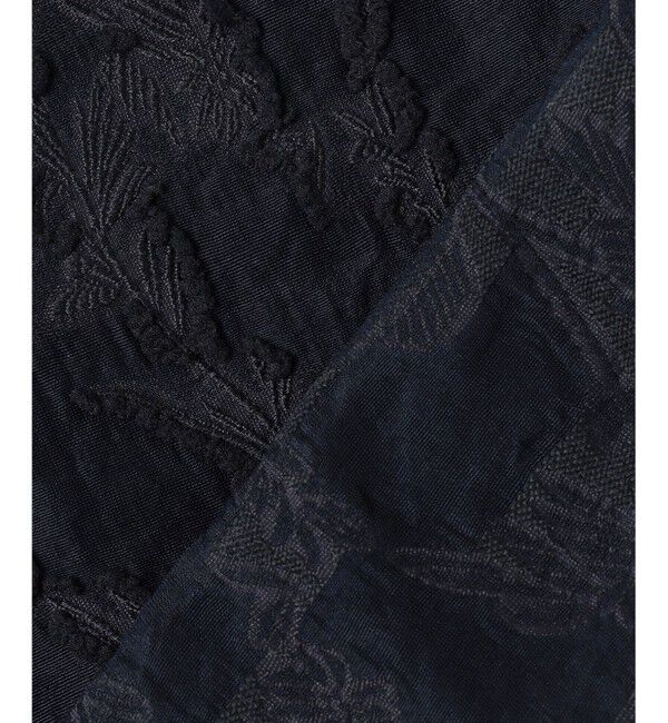 23区「【VERY掲載】ボタニカル カットジャガード ペプラムブラウス」|シャツ・ブラウス|