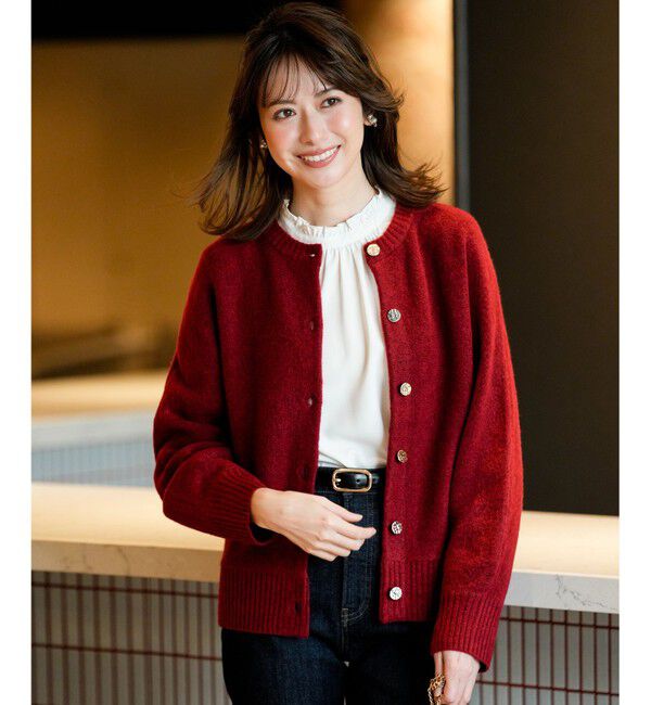 ANY SIS「フリルネックスタンド ブラウス」|シャツ・ブラウス|