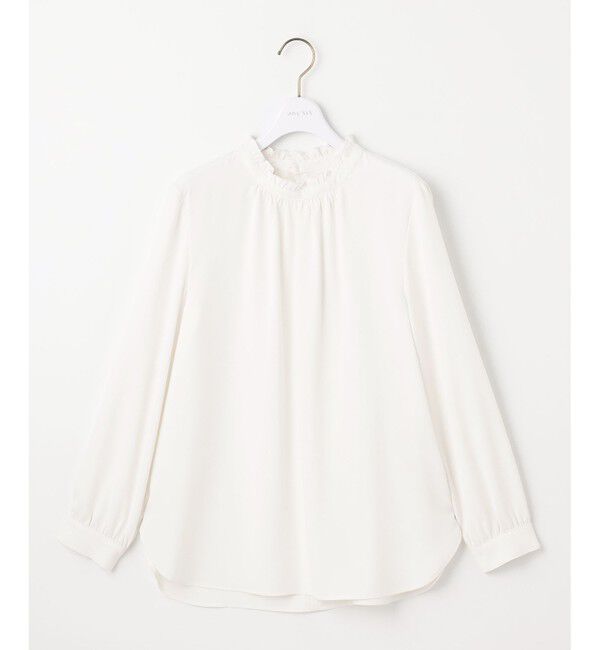 ANY SIS「フリルネックスタンド ブラウス」|シャツ・ブラウス|