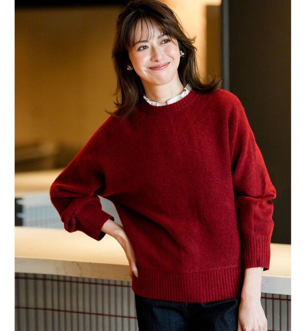 ANY SIS「フリルネックスタンド ブラウス」|シャツ・ブラウス|