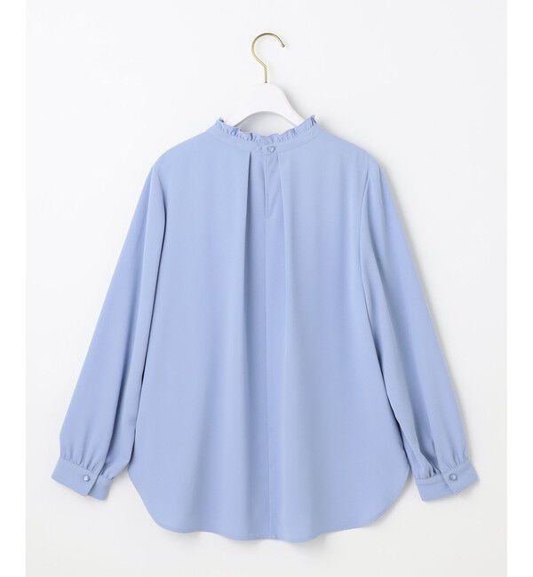 ANY SIS「フリルネックスタンド ブラウス」|シャツ・ブラウス|