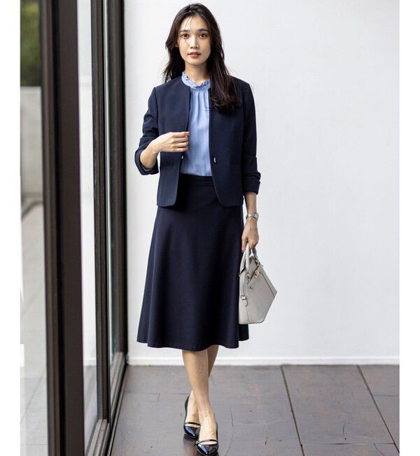 ANY SIS「フリルネックスタンド ブラウス」|シャツ・ブラウス|