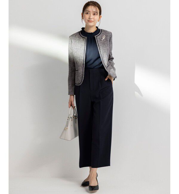 ANY SIS「フリルネックスタンド ブラウス」|シャツ・ブラウス|