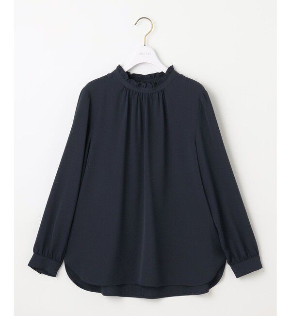 ANY SIS「フリルネックスタンド ブラウス」|シャツ・ブラウス|