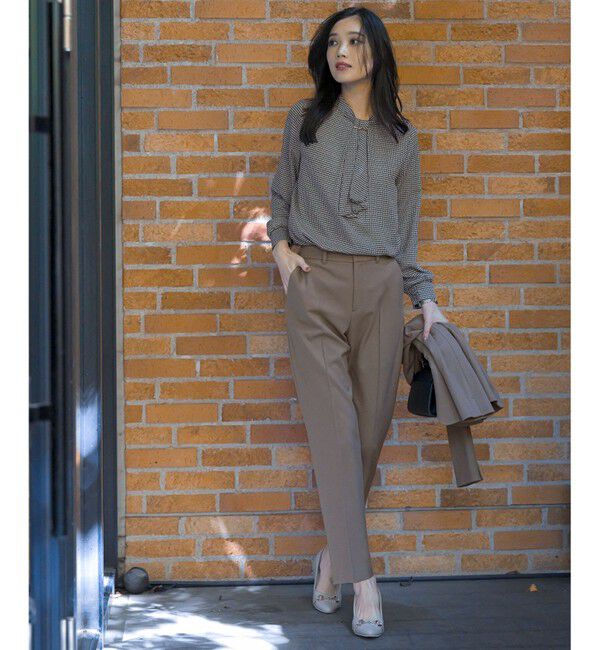 ANY SIS「【4WAY・裏起毛】エニポカ ボウタイ ブラウス」|シャツ・ブラウス|