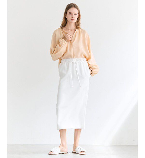 BEIGE,「RUE / ドライタッチイージーIラインスカート」|スカート|