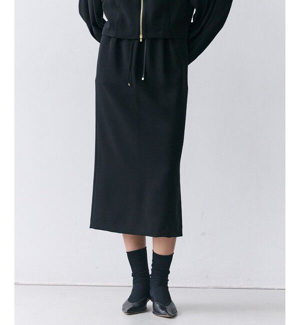 BEIGE,「RUE / ドライタッチイージーIラインスカート」|スカート|Black