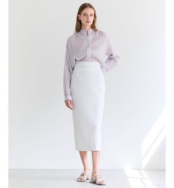 BEIGE,「PAULINE / リネンヴィスコースレースブラウス」|シャツ・ブラウス|