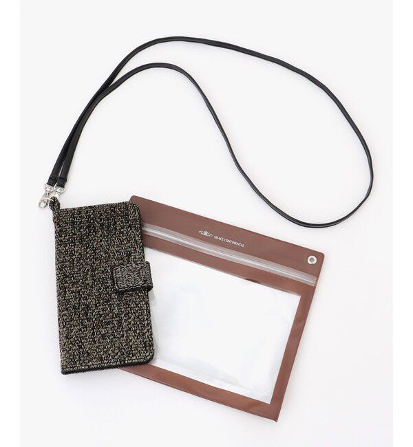 GRACE CONTINENTAL「Fabricスマホケース」|モバイルケース|ゴールド