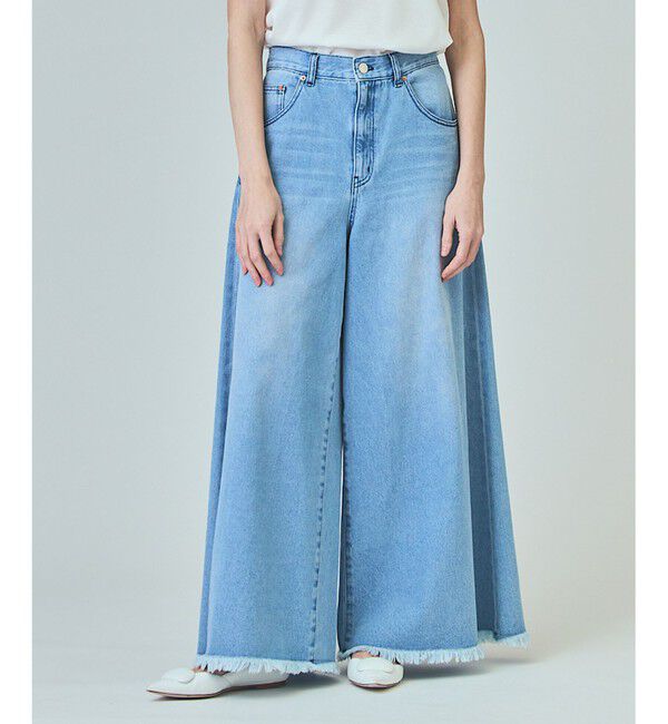 Grace Class「バギーデニムパンツ」|デニム|サックス