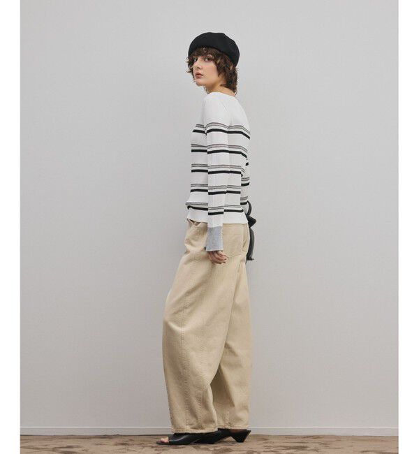 Diagram「ラメボーダーニットトップ」|ニット・セーター|