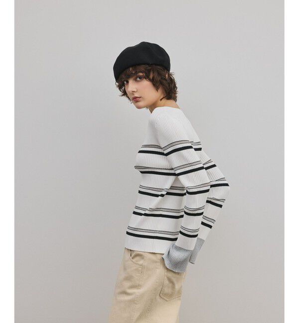 Diagram「ラメボーダーニットトップ」|ニット・セーター|