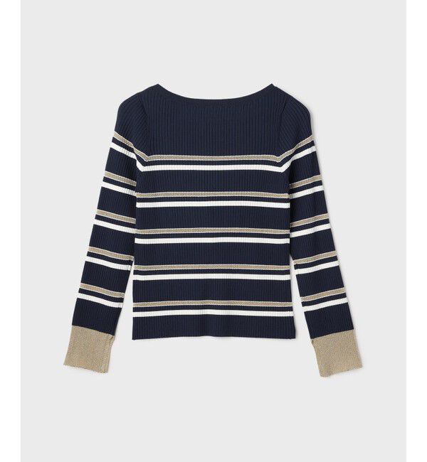 Diagram「ラメボーダーニットトップ」|ニット・セーター|