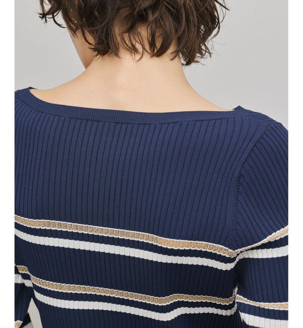 Diagram「ラメボーダーニットトップ」|ニット・セーター|