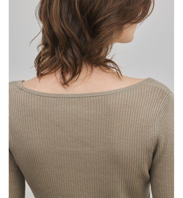 Diagram「バイカラーリブニットトップ」|ニット・セーター|