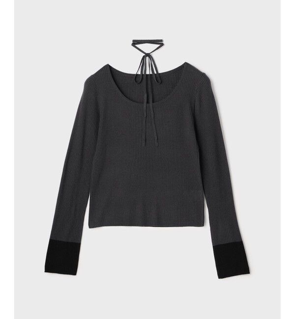 Diagram「バイカラーリブニットトップ」|ニット・セーター|