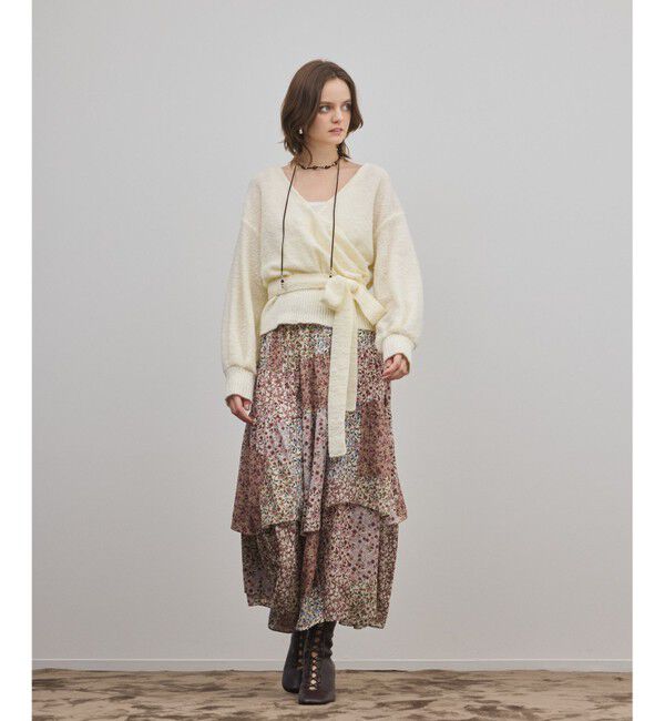 GRACE CONTINENTAL「カシュクールニットトップ」|ニット・セーター|