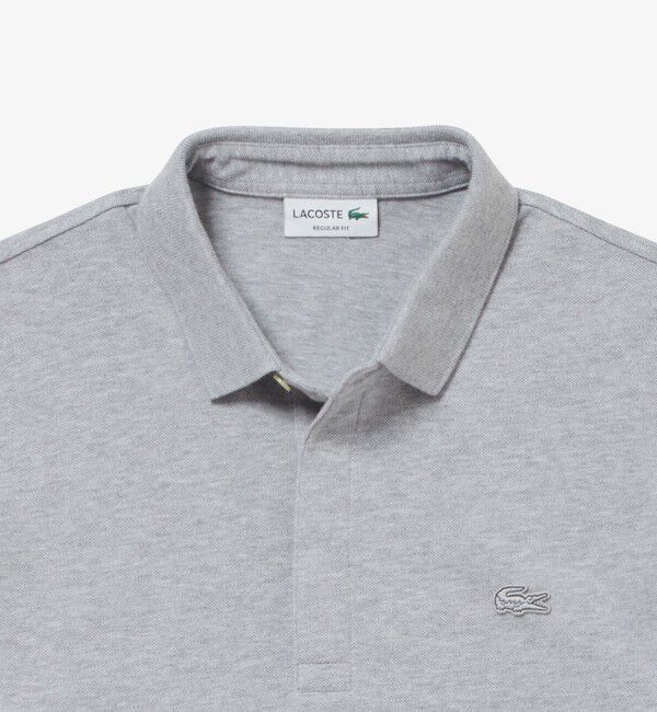 LACOSTE「比翼フロントロングスリーブポロシャツ」|ポロシャツ|