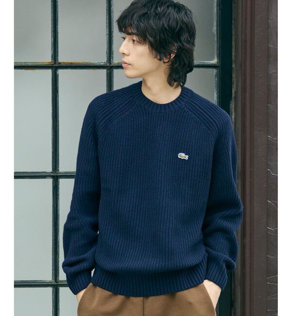 LACOSTE「エッセンシャルローゲージニットセーター」|ニット・セーター|