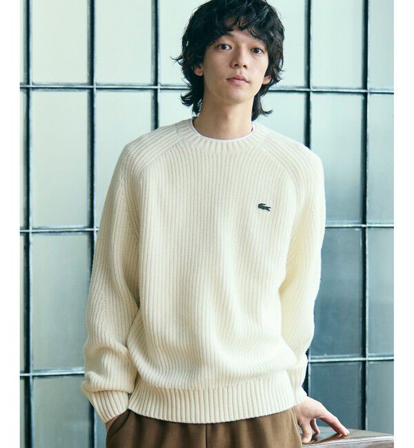 LACOSTE「エッセンシャルローゲージニットセーター」|ニット・セーター|