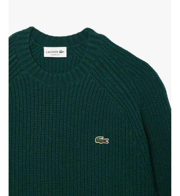 LACOSTE「エッセンシャルローゲージニットセーター」|ニット・セーター|