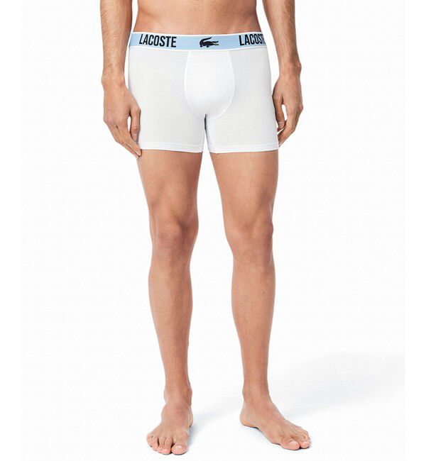 LACOSTE「３パックマイクロファイバートランクボクサーショーツ / ボクサーパンツ」|インナー|