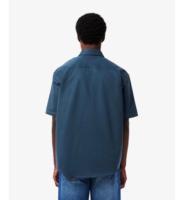 LACOSTE「シルクブレンドネームパッチボタンダウンシャツ」|シャツ・ブラウス|