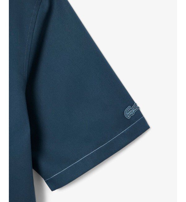 LACOSTE「シルクブレンドネームパッチボタンダウンシャツ」|シャツ・ブラウス|