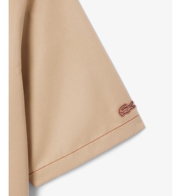 LACOSTE「シルクブレンドネームパッチボタンダウンシャツ」|シャツ・ブラウス|