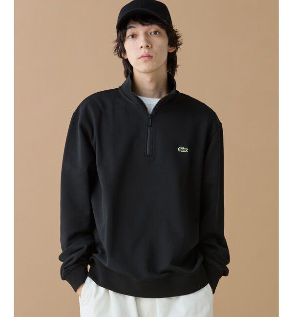 LACOSTE「ハイネックハーフジップスウェット」|スウェット・ジャージ|