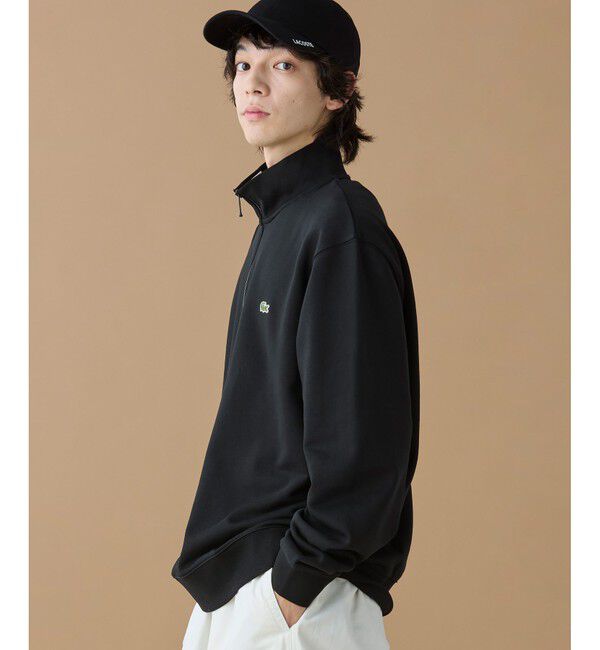 LACOSTE「ハイネックハーフジップスウェット」|スウェット・ジャージ|