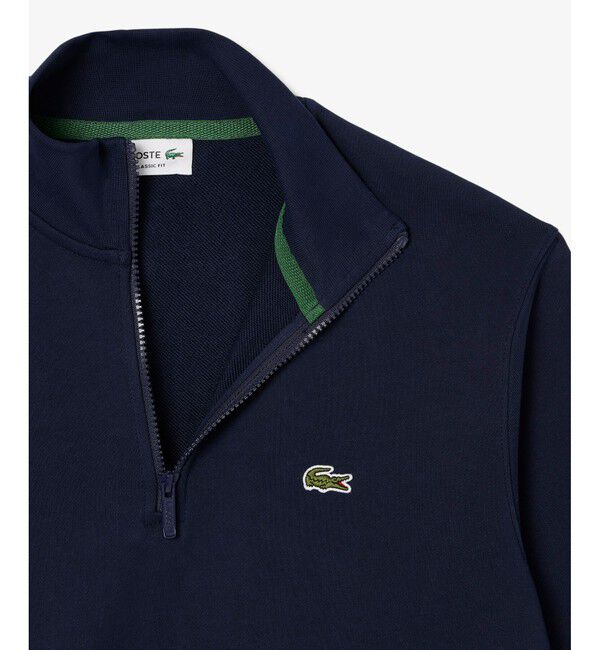 LACOSTE「ハイネックハーフジップスウェット」|スウェット・ジャージ|