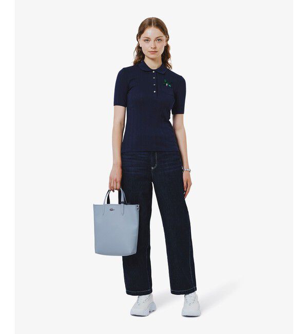 LACOSTE「バレルレッグデニムパンツ」|デニム|