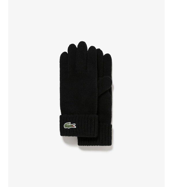 LACOSTE「エッセンシャル ウールニットグローブ」|手袋|
