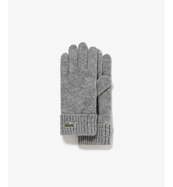 LACOSTE「エッセンシャル ウールニットグローブ」|手袋|