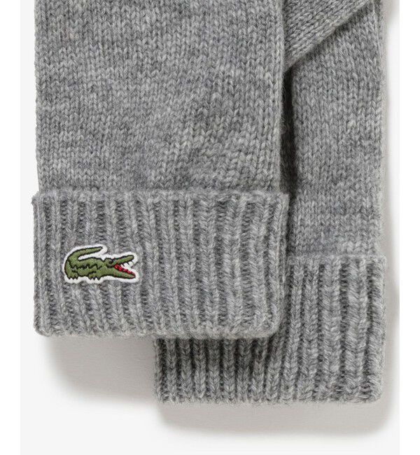 LACOSTE「エッセンシャル ウールニットグローブ」|手袋|