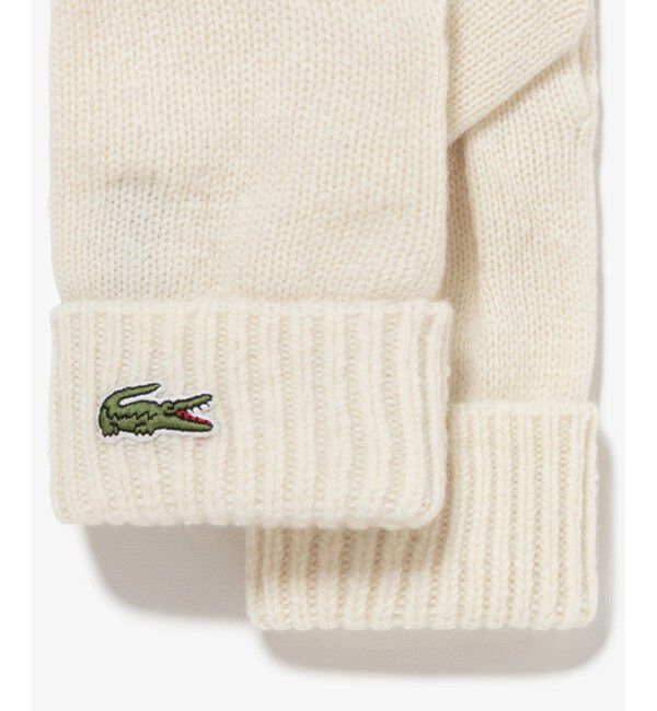 LACOSTE「エッセンシャル ウールニットグローブ」|手袋|