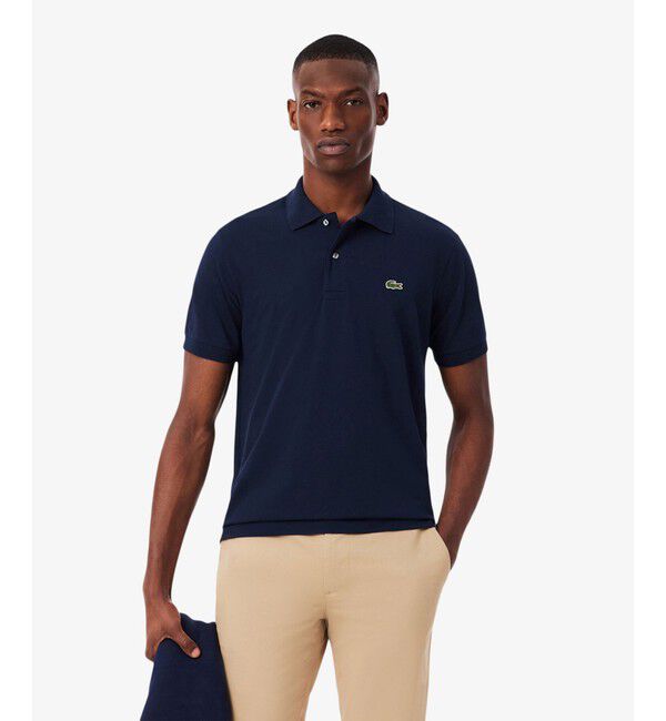 LACOSTE「L.12.12 ライト ポロシャツ」|ポロシャツ|ネイビー