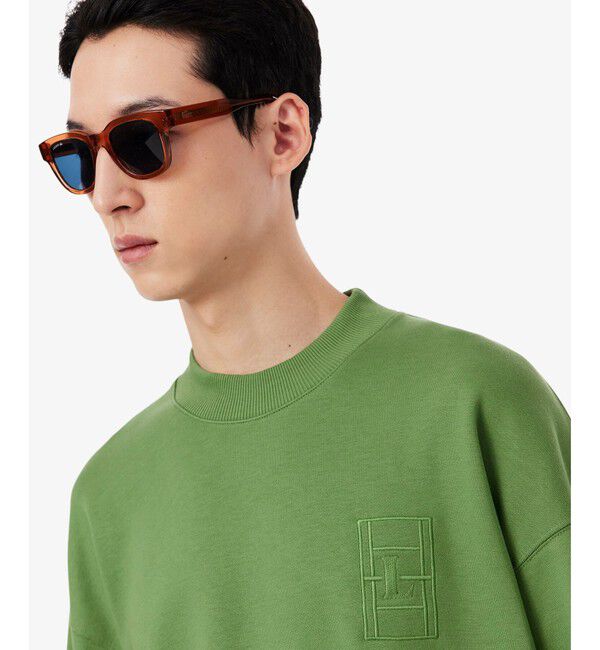LACOSTE「コートステッチクルーネックスウェット」|スウェット・ジャージ|