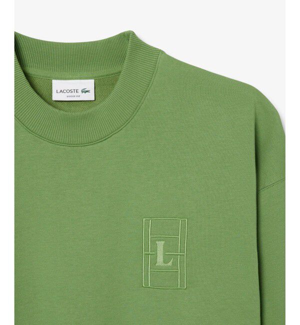 LACOSTE「コートステッチクルーネックスウェット」|スウェット・ジャージ|