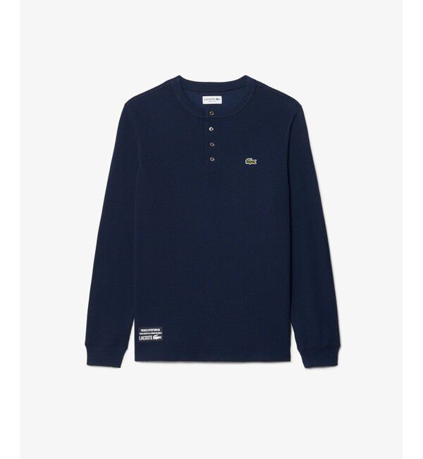 LACOSTE「ヘンリーネックワッフルTシャツ」|Tシャツ・カットソー|