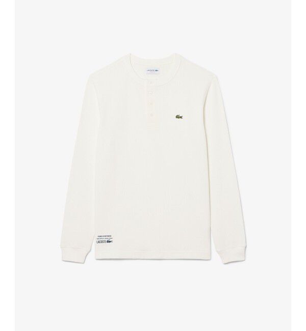 LACOSTE「ヘンリーネックワッフルTシャツ」|Tシャツ・カットソー|