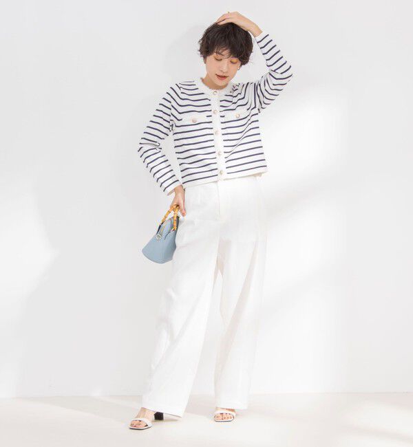 NOLLEY'S「ウォッシャブルチノ風ワイドパンツ」|その他|