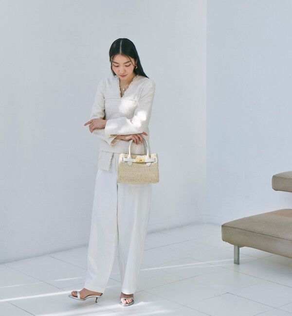 NOLLEY'S「ウォッシャブルチノ風ワイドパンツ」|その他|