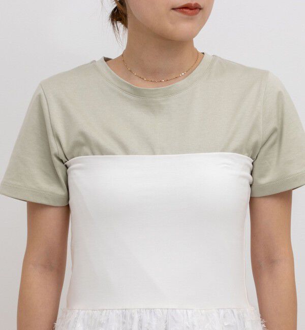 NOLLEY'S「2WAYカットジャガードドッキングワンピース」|ワンピース|