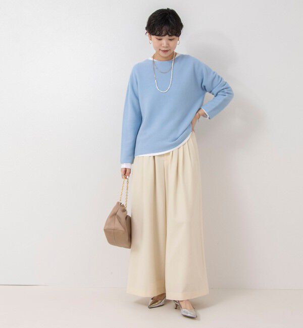 NOLLEY'S「◇【WEB限定サイズあり】《セットアップ対応》ウォッシャブルMannishワイドパンツ」|その他|