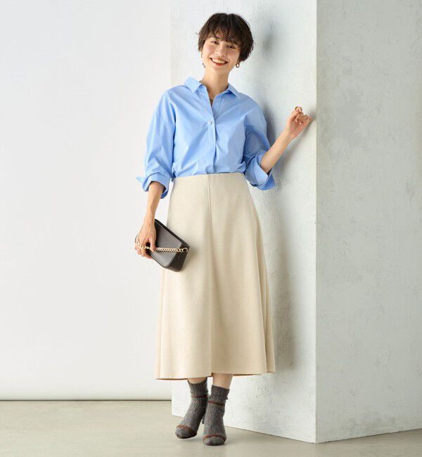 NOLLEY'S sophi「スエードダンボールフレアスカート」|フレア|