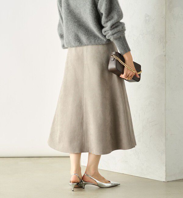 NOLLEY'S sophi「スエードダンボールフレアスカート」|フレア|