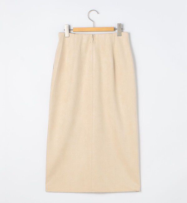NOLLEY'S「ウォッシャブルダンボールスエードポケ付きタイトスカート」|タイト|