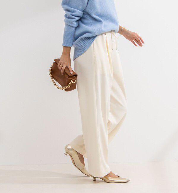 NOLLEY'S「ウォッシャブル裏起毛イージーワイドパンツ」|その他|